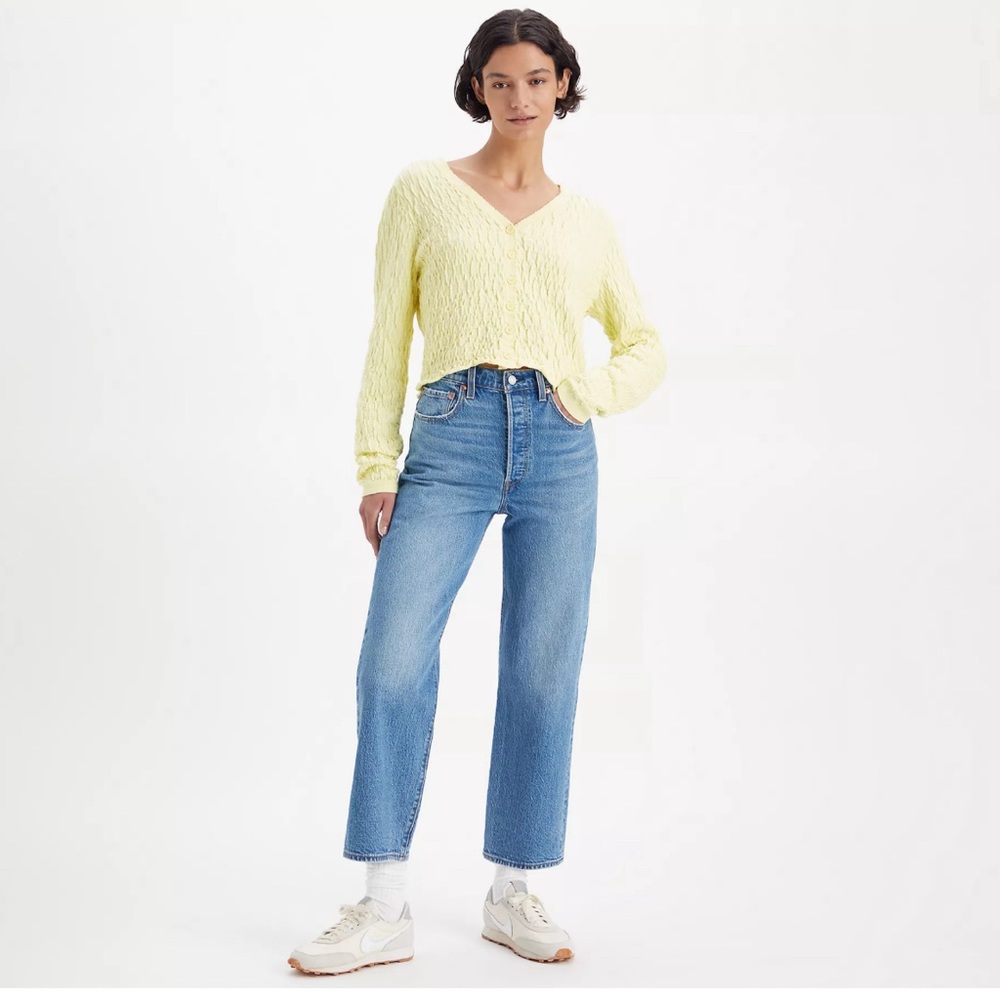 Levis Ribcage Straight Ankle Premium Jeans. 27x31